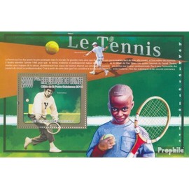 Prophila Collection Guinea Block 1819 (Complete Edition) Mint NH ** MNH 2010 Lawn Tennis (Stamps for Collectors) Tennis / Table Tennis