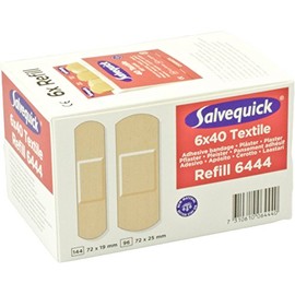 Refill for SALVEQUICK ,6 packs of elastic plasters, 40 each