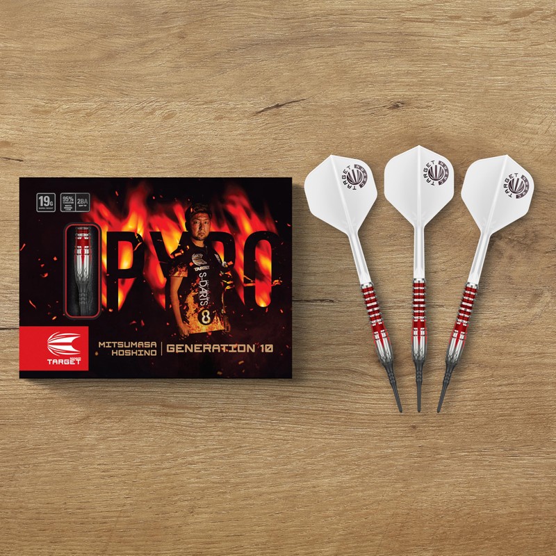 TARGET PYRO GEN-10 MAX 95% 19G 2BA SOFT TIP DARTS