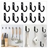 Yinquetinup 25 Pcs Wall Mounted Single Hook with 25 Screws