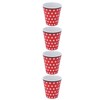 4Pcs Student Melamine Cup Imitation Porcelain Beverage Mug Water Cup
