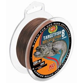 WFT TF8 Catfish Brown 0.60 mm 220 m 60 kg – Catfish Line for Fishing Catfish, Catfish Line for Catfish Fishing, Braided Fishing Line