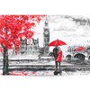 Buhoet Puzzles for Adults 1000 Pieces - Red Umbrella Couple
