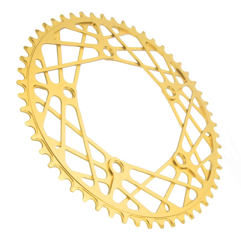 Bike Chainring 54T Aluminum Alloy High Strength Lightweight Anodized Folding