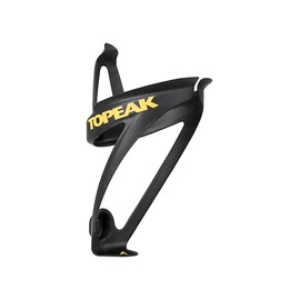 Topeak Shuttle Cage Z Bottle Cage made with Premium Re-cycled Carbon, Lightweight, Black, Yellow