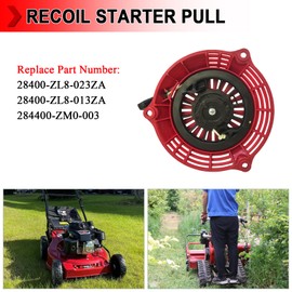 YIYUANYI 28400-ZL8-023ZA Recoil Starter Pull Start Assembly Compatible with Honda GC135 GC160 GCV135 GCV160 GCV190 EN2000 Lawn Mover Parts Generator Engine