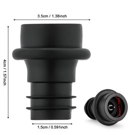 12 Pieces Wine Stoppers Vacuum, Silicone Wine Saver & Preserver, Reusable Bottle Sealer, Keep Fresh