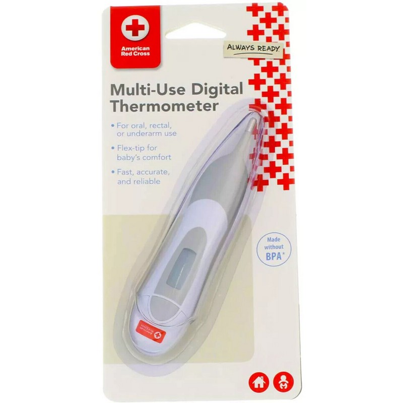 American Red Cross Digital Thermometer Oral Rectal American Red Cross
