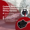 Coolant Temperature Sensor Connector Wiring Harness 8K0973702