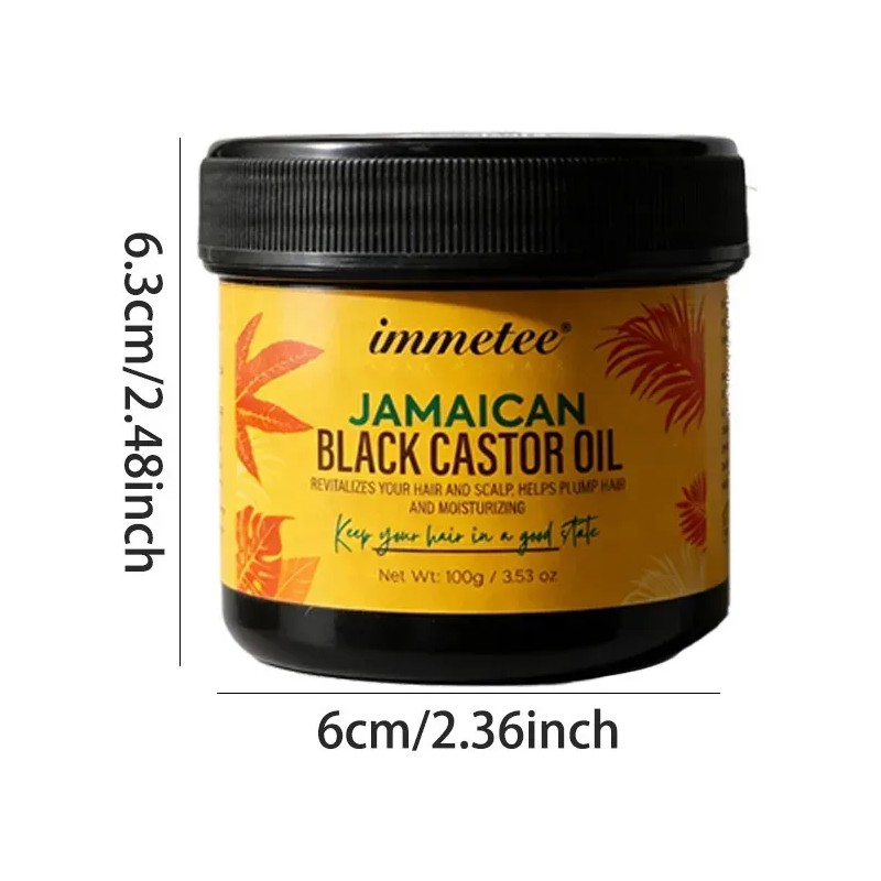 Immetee Mascarilla Capilar Aceite De Ricino Antifrizz 100g