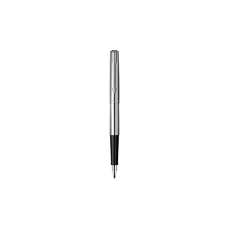 Parker Jotter Stainless Steel Chrome Trim Fountain Pen Medium Nib