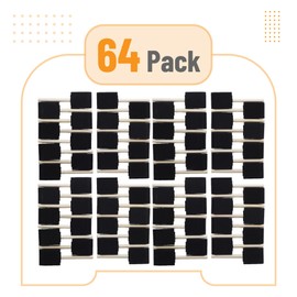 Bates Foam Paint Brushes, 2-Inch, 64 Pack - Sponge Brushes for Painting, Staining, and Mod Podge