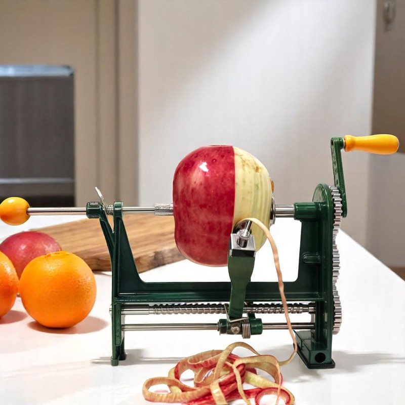 Hand Crank Orange Twist Peeler Machine, Multifunction Stainless Steel Fruit