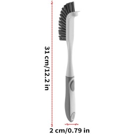 Genérico Bathroom Cleaning Brush - 0.79x12.2 Inches Scrub Brush
