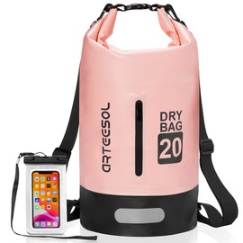 Blackace arteesol Dry Bag Waterproof Bag 5L/10L/20L/30L Waterproof Bag Pack Sack with Long Double Adjustable Shoulder Strap for Swimming Boating Kayaking Water Sports