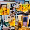 Flever Dollhouse Miniature DIY House Kit Creative Room with Furniture