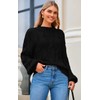 PRETTYGARDEN Women's Cable Knit Sweaters Casual Long Sleeve Crewneck Oversized