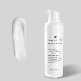 Jeuvenile Peptide Eye Contour Cream, Reduces Dark Circles, Puffiness, and Wrinkles for Youthful, Radiant Skin, Niacinamide, Panthenol, Sodium Hyaluronate, and Antioxidants, for All Skin Types, 30ml