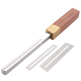 Littlecatch Guitar Fret Crowning File,Fret Edge File,Fret End Rounded Tool,Three Radius Slot&File,Multi-Function Guitar Fret Tools