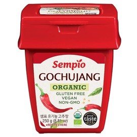 Korean Red Chili Pepper Paste SEMPIO Organic Gluten-Free Gochujang - Korean Red Chili Pepper Paste, Spicy, Swe