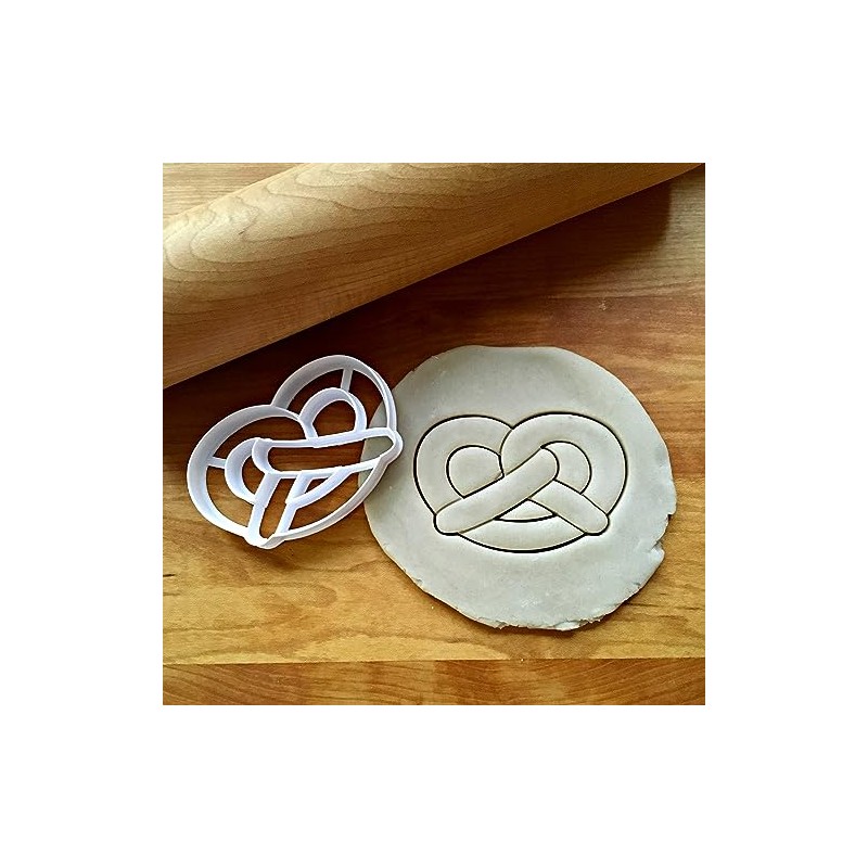 Sweet Prints Inc Pretzel Cookie Cutter - Dishwasher Safe (3.5"