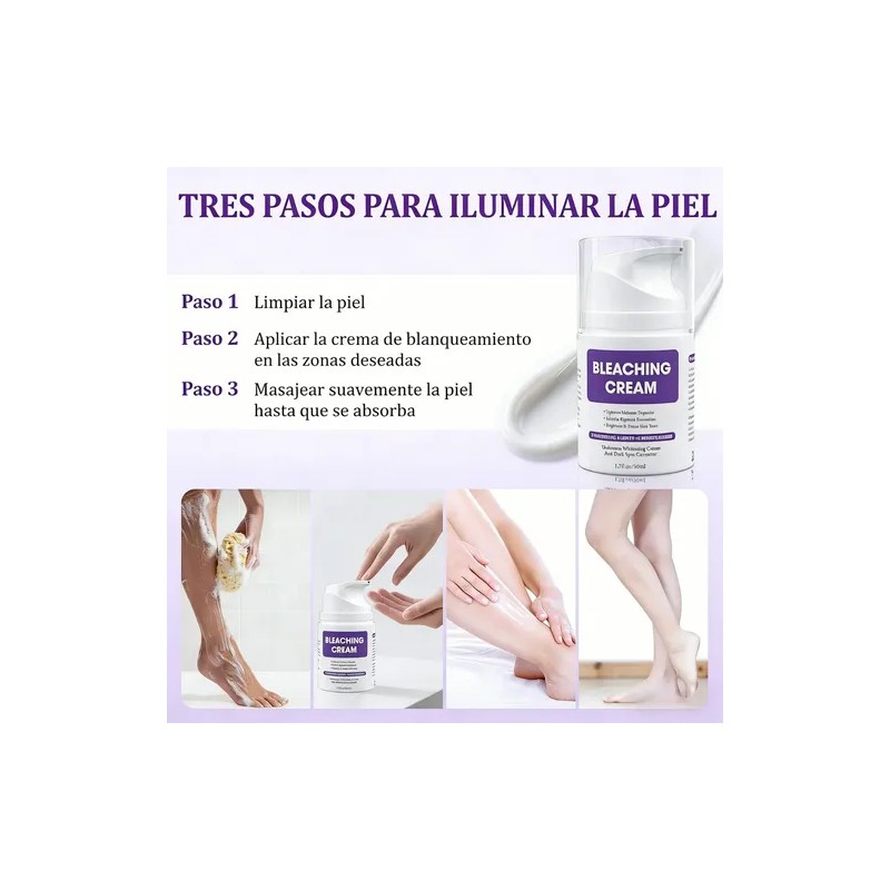 Crema Anti Manchas Despigmentante Aclarante En Cara Y Cuerpo