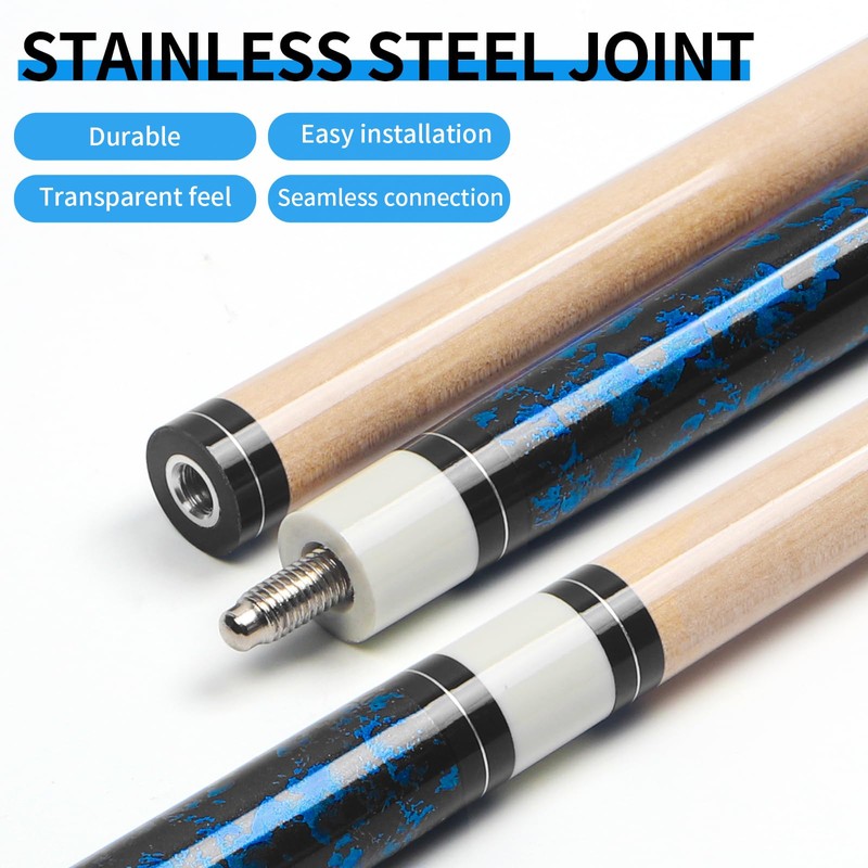 Kmise Pool Cue Stick - 58 Inch Pool Cues, 19Oz