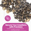 WedDecor Bronze 100 Sets of 10mm Double Cap Rivets –