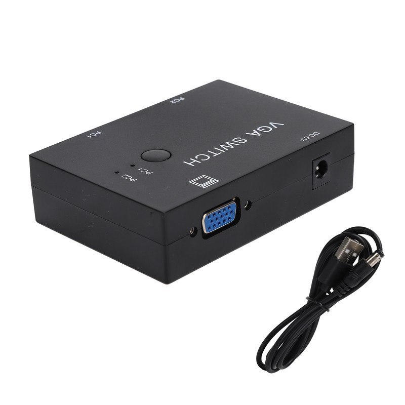 VGA Switcher 2 Input +1 Output MultiComputer Host Converter 2