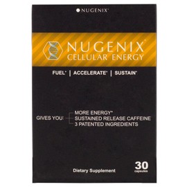 Nugenix Cellular Energy - Energy Supplements - L-Carnitine and L-Tartrate, elevATP, Extended Release Caffeine, L-Tyrosine, 30 Count