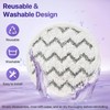 BIHARNT 12 Pack Microfiber Steam Mop Pads Replacement Compatible with