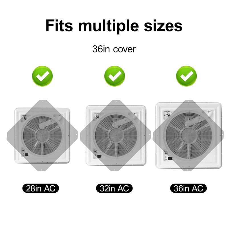 36" Air Conditioner vent Covers for Outside Unit