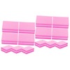 Beavorty 100pcs Block Nail File Double-sided Buffing Sponge for Manicure