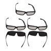 5 Pcs Solar Eclipse Glasses Safe Shades for Direct Sun