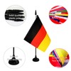 Rotenl Germany Desk Flag, 12 Pack Germanic Table Office Flag