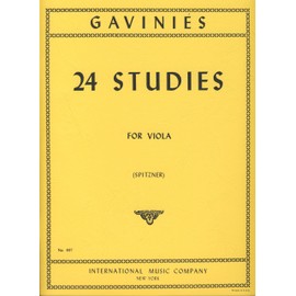 GAVINIES - Estudios (24) para Viola (Spitzner)