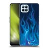 Head Case Designs Blue Flames Hard Case Cover for Oppo