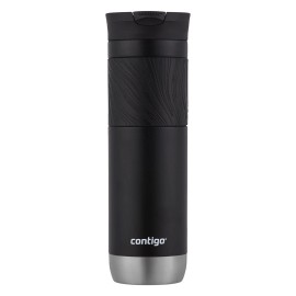 Contigo Insulated Travel Coffee Mug, 24 fl oz, Black, SNAPSEAL Technology