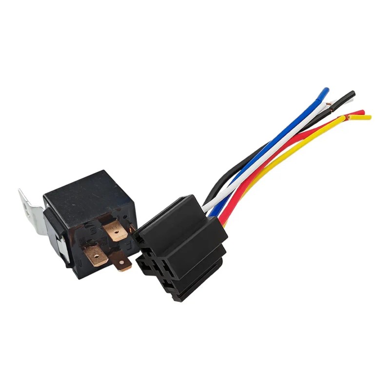 4 Patas Relevador Relay 12v 80a Auto Con Portarelay Soquet