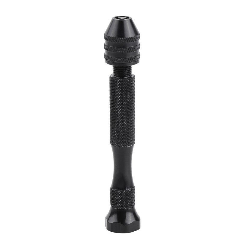 Taladro manual de precisión con tornillo de precisión negro con