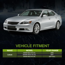 AUTOSAVER88 Radiator Compatible with 2006-2011 Lexus GS300 GS350 GS450H 3.0L 3.5L V6