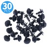 WHALETAIL 30PCS Door Trim Panel Retainers Rivet Fastener Automotive Rivet