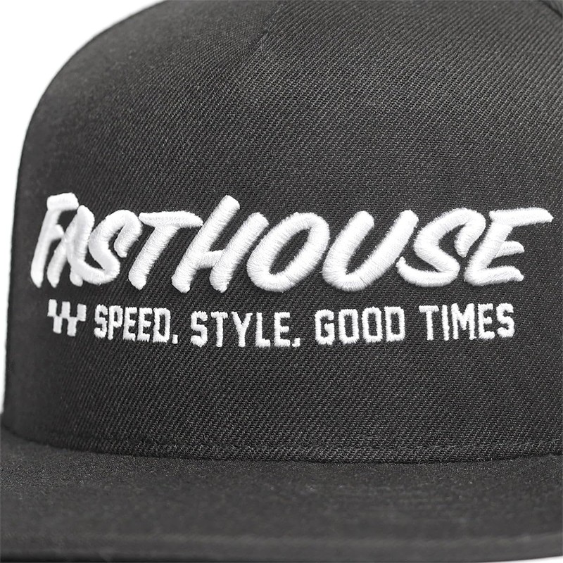 FASTHOUSE Essential Hat (Black, One Size)