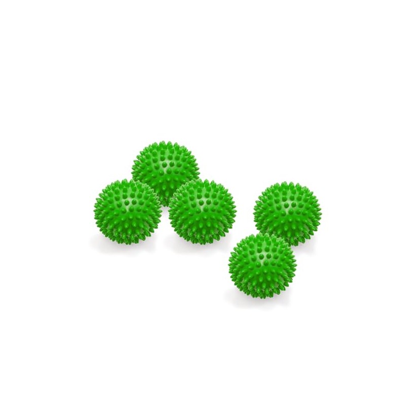 Pack of 5 Massage Balls with Nubs, Nub Balls, Hedgehog