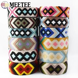 1-5 미터 38/50mm 배낭 자카드 웨빙 테이프 두꺼운 벨트 리본 의류 신발 밴드 DIY 바이어스 바인딩 섬유 봉 [27 41-50mm] 1-5 Meter 38/50mm Backpack Jacquard Webbing Tape Thick Belt Ribbon Clothing Shoe Band DIY Bias Binding Fabric Tube [27 41-50mm]