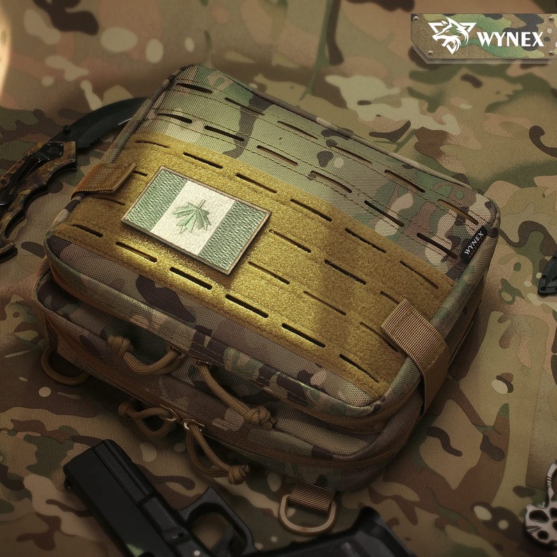 WYNEX Tactical Molle Admin Pouch of Laser Cut Design, Utility