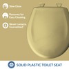 Bemis Classic Colors Slow Close Toilet Seat, Easy Clean Hinges