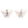 J-kitchens Kobosho Sho~ Cat Rice Bowl Pair (Miket Tiger) Hasami