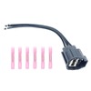 Engine Radiator Cooling Fan Wiring Harness Side Connector Plug Compatible