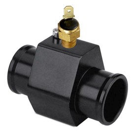 American Volt Automotive Engine Radiator Transmission Oil Cooler In-Hose Line Adapter Fitting Water Coolant Thermostat Sensor Electric Cooling Fan Temperature Switch Kit (180'F On - 165'F Off, 16mm)